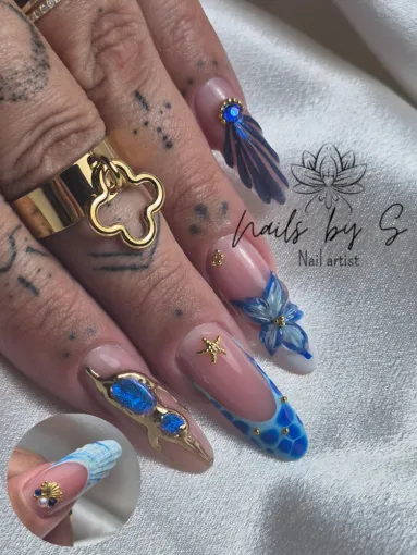 Nail art été saujon